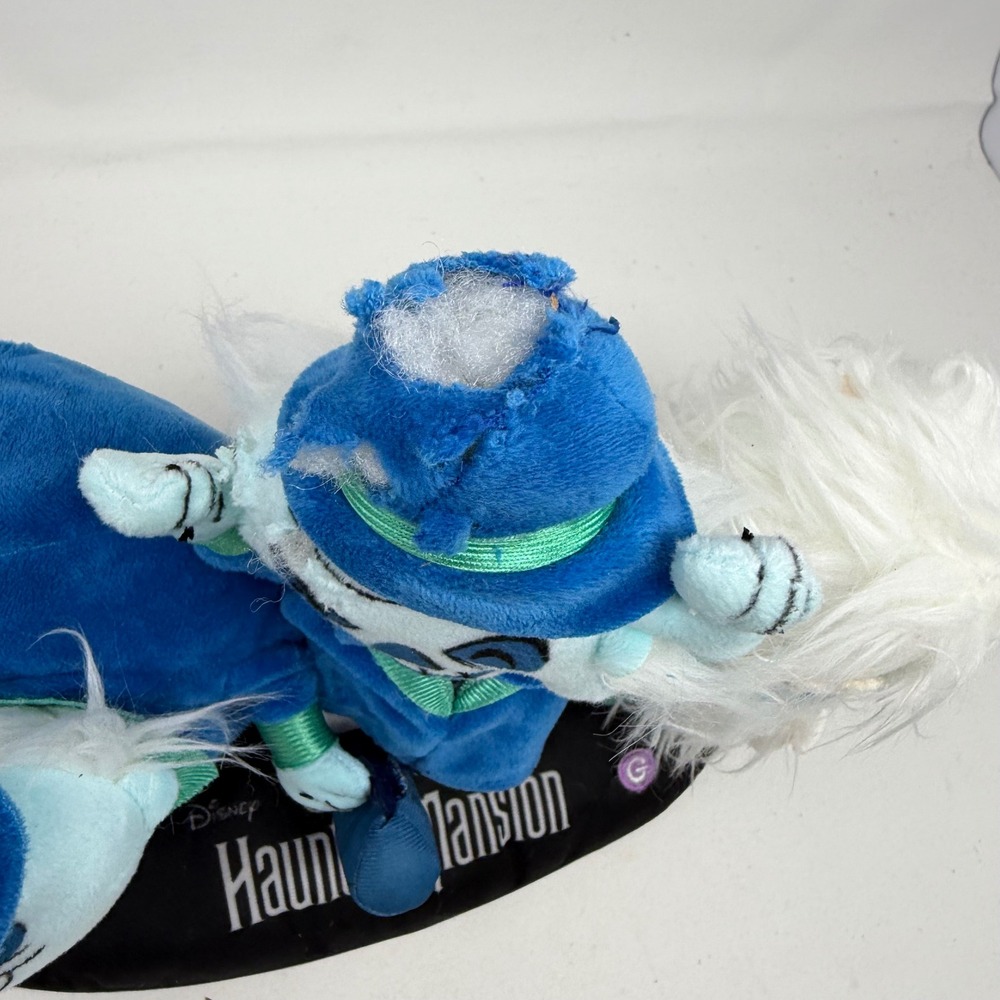 Disney Haunted Mansion Hitchhiking Ghosts Plush Gemmy Phineas Ezra Gus Blue - Picture 3 of 6
